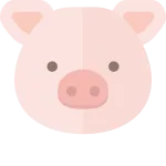 Pig SVG Icon